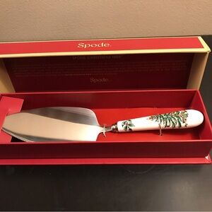 Spode Christmas Tree Cake Slicer.
